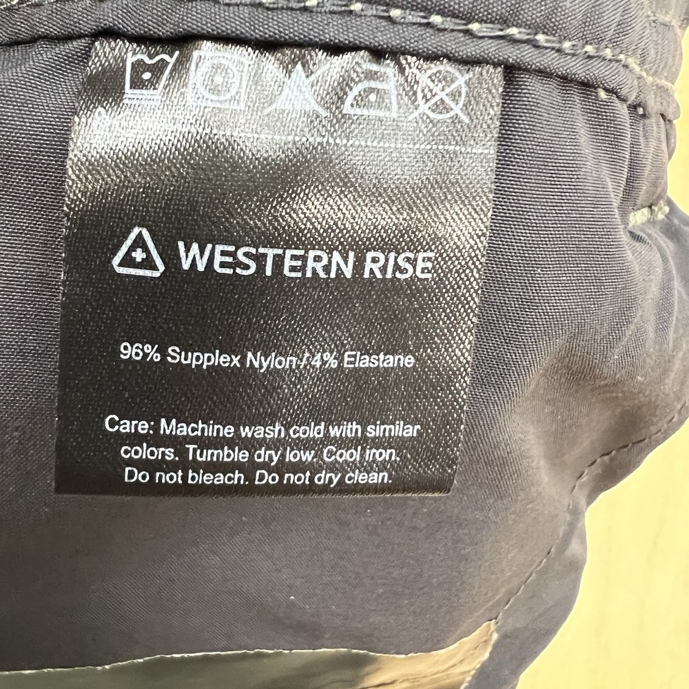 Western Rise Evolution Chino Pants Mens 31x31 Slim Fit Straight Leg‎ Green - Picture 11 of 13
